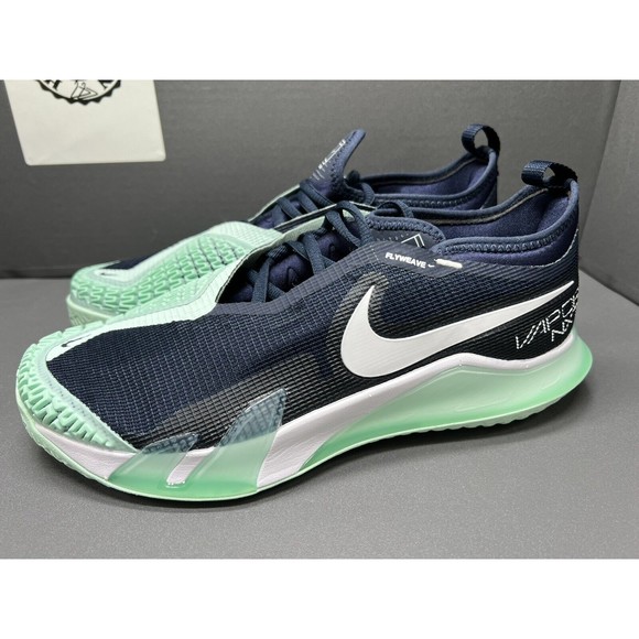 Nike React Vapor NXT HC Obsidian White Mint Shoes CV0742-410 Women Sz 8.5 NEW - Picture 1 of 12